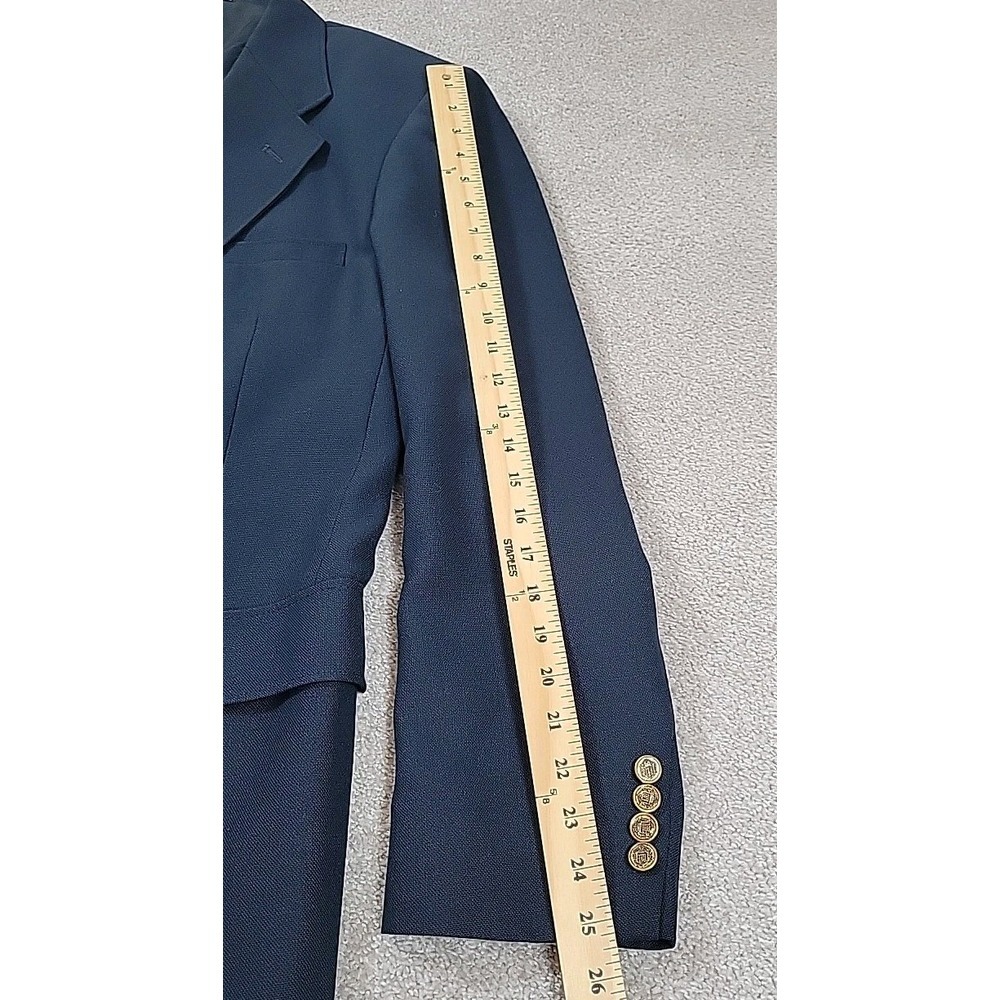 Barrington Men's Blue Blazer Size 44L - 4 Button Sport Jacket - Picture 7 of 12